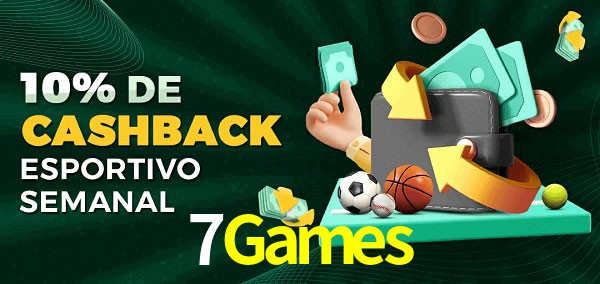 10% de bônus de cashback na 7Games